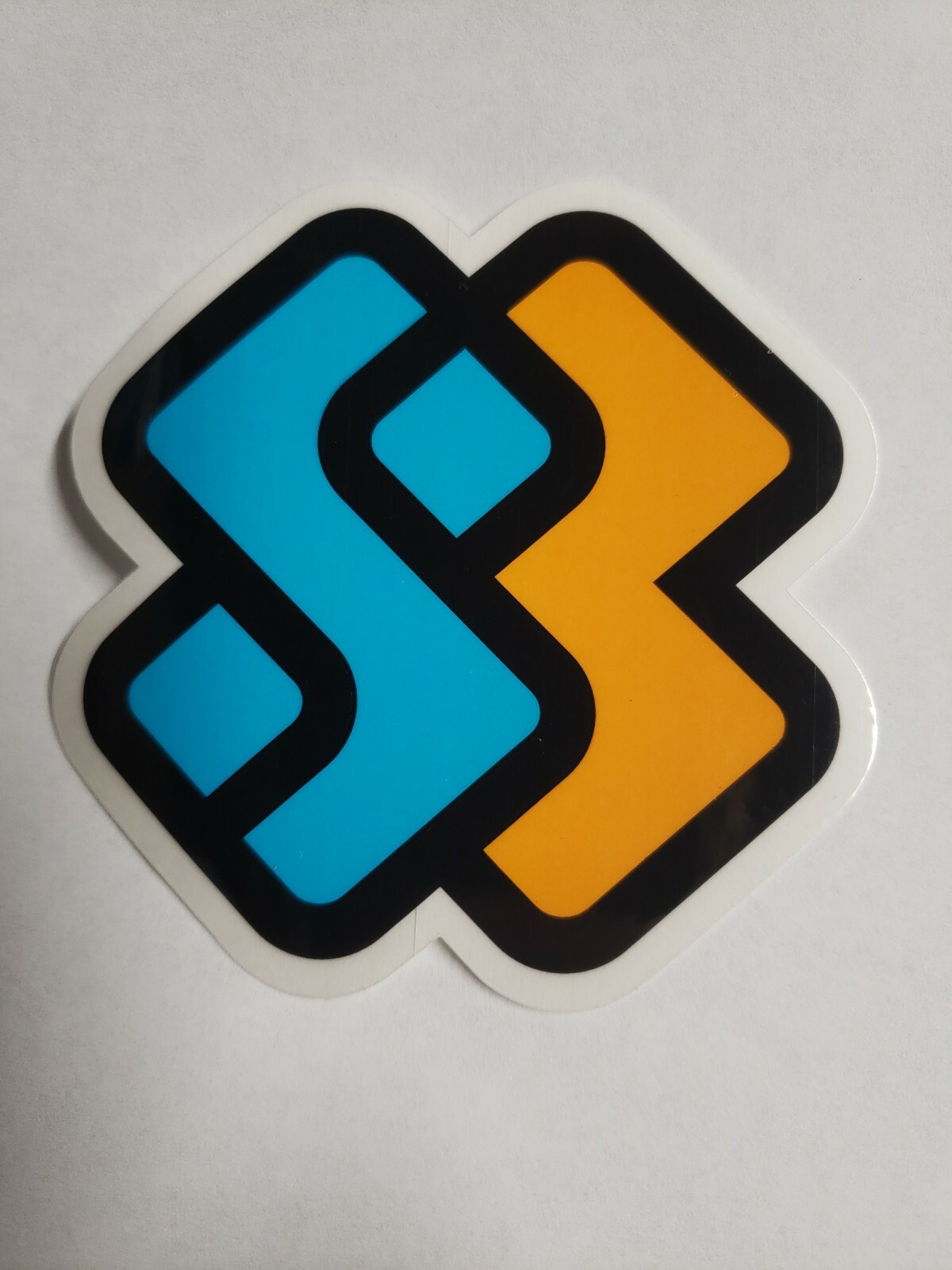 3" -ONE- SPECIAL BLEND orange/blue Ski Snow Board  winter STICKER DECAL 