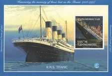 Titanic 1997 MNH stamp sheetlet