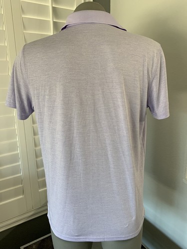 APT.9 Men's Short Sleeve Polo Shirt Modern Fit Lavender Purple Size Large - Picture 7 of 9