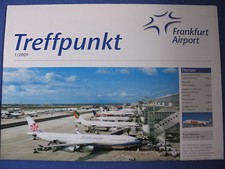 Frankfurt Airport TREFFPUNKT, 1/2009, Poster: Boeing B777 der TAM