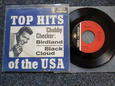 Chubby Checker - Birdland/ Black cloud 7'' Single GERMANY
