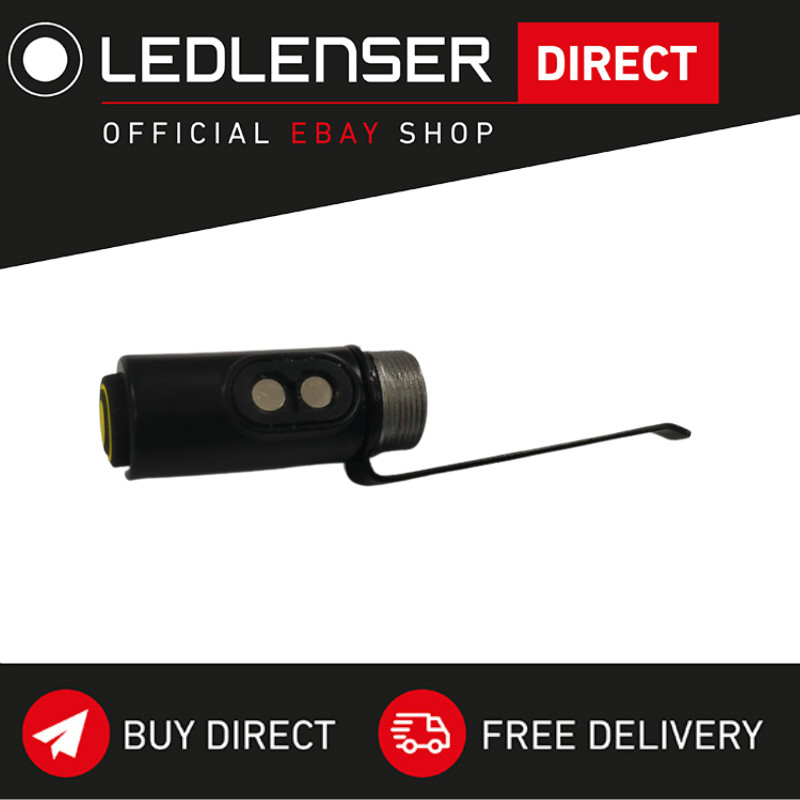 Ledlenser End Cap with Pocket Clip for P2R Work and P4R Work Torch