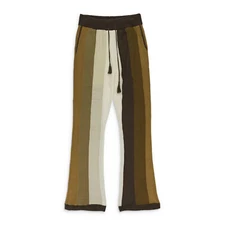 NWT AMIRI COLOR-BLOCK DRAWSTRING BROWN PANTS SIZE XS $1090