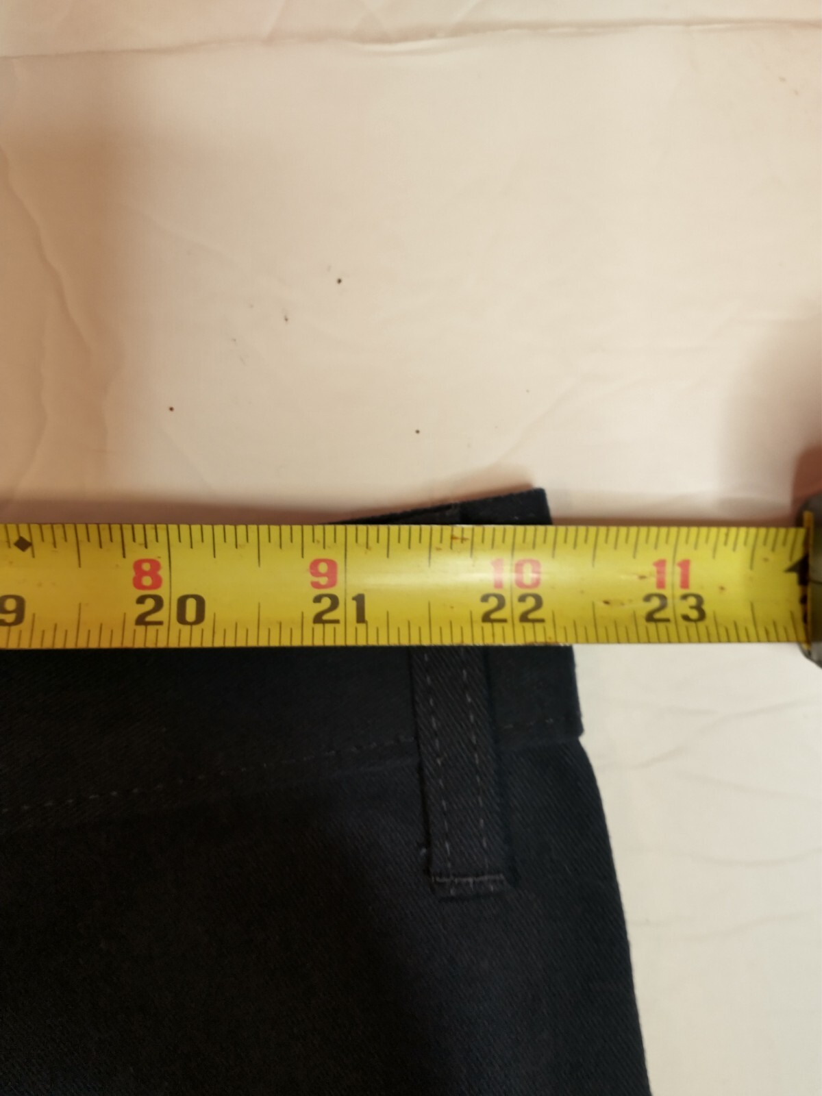 Navy Blue Wrangler Workwear Mens Relaxed Cargo 7 pocket Pants Size 44 X