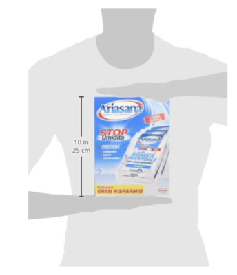 Ricariche Sali Mangiaumidit&agrave; Ariasana - Busta Da 5 Pezzi Da 450 Gr Ciascuna, Universali Per Deumidificatori