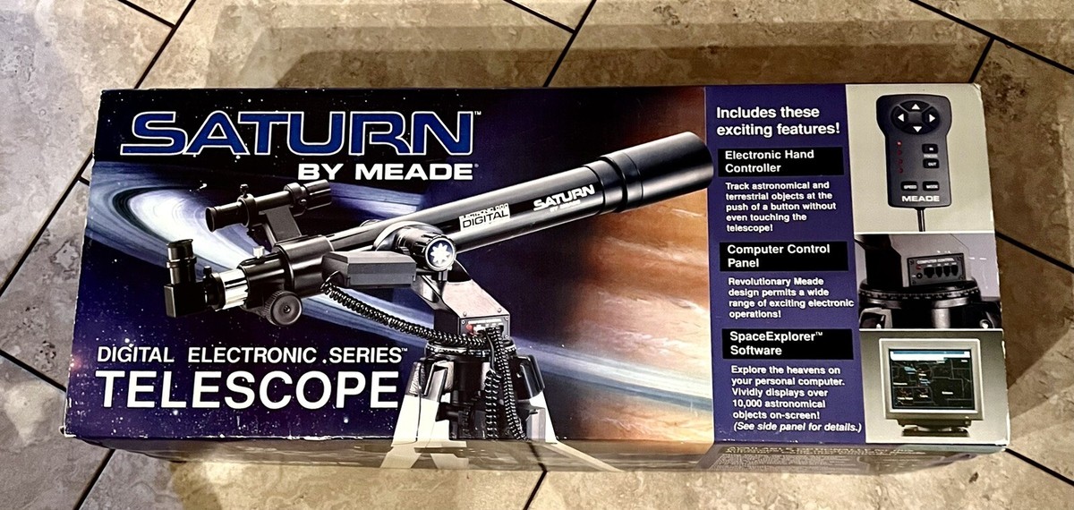 MEADE Saturn DS-60 EC Digital Electronic Series Telescope-NEW