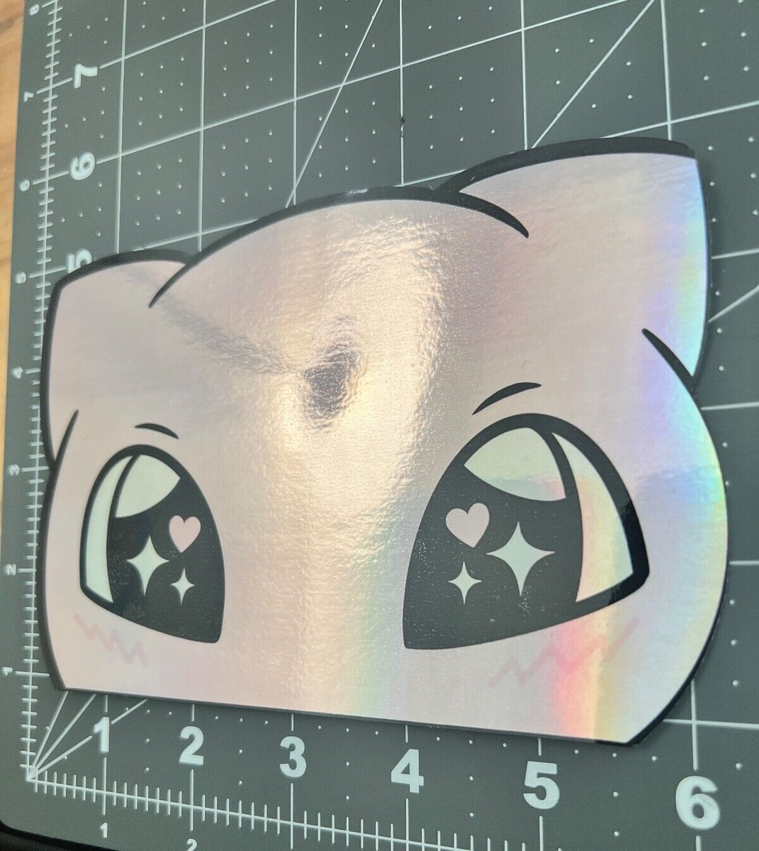 K-POP・アジア _R_ MEW | Pokemon | Vinyl Sticker | Vinyl Decal | Holographic Decal