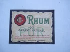 Antique RUM Doublet Ouarville Chatenay 40° Natural Guaranteed Label