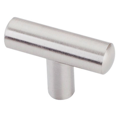 Cosmas Cabinet Hardware Satin Nickel T Knob Bar Pulls #2101SN