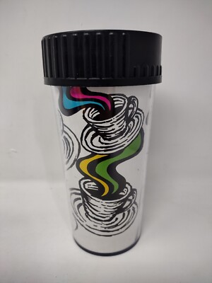 Vintage Coffee 16oz Tumbler 1990s Double Insulated Thermo Serv  