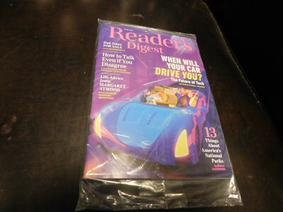 Reader's Digest Magazine June 2022 Autonomous Self Driving Cars - Sealed New