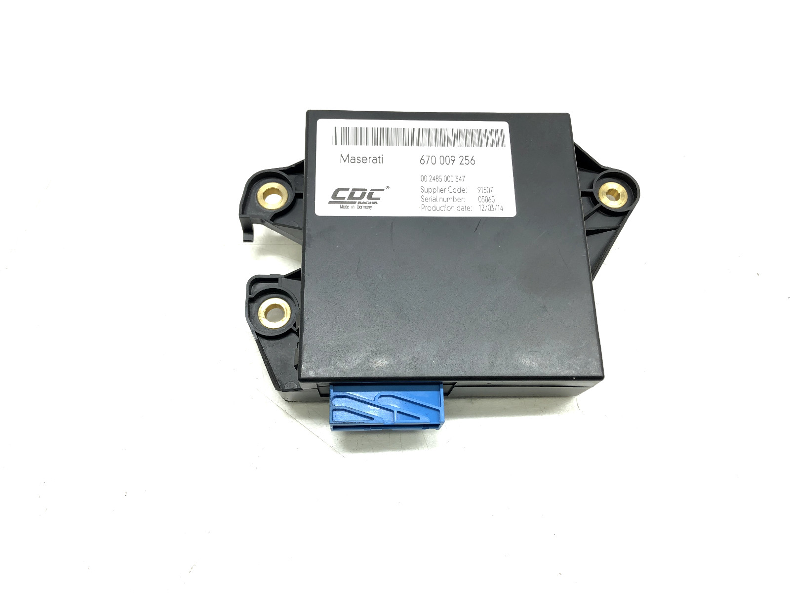 2014-2017 MASERATI QUATTROPORTE SUSPENSION CONTROL MODULE OEM.