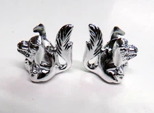 Pair Old School Mongoose Maurice BMX Bike Valve Caps