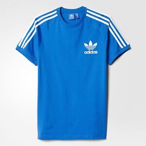 adidas blue and white striped shirt