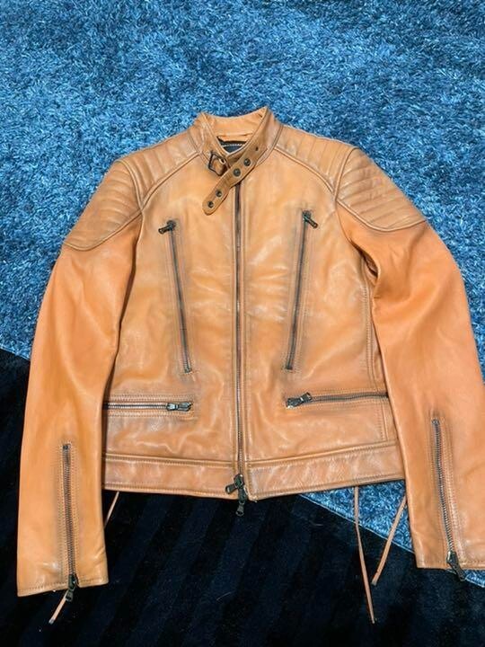 DIESEL BLACK GOLD cow leather jacket size: 48(M) made in Italy | eBay
