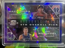 RUI HACHIMURA / DIRK NOWITZKI | 2019 Contenders Optic Historic Picks #9 MVP RC 