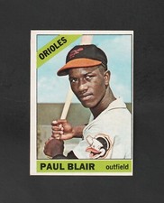 1966 Topps Paul Blair #48 ~ Orioles ~ Tough!  ~~  Nice High Grade Card!