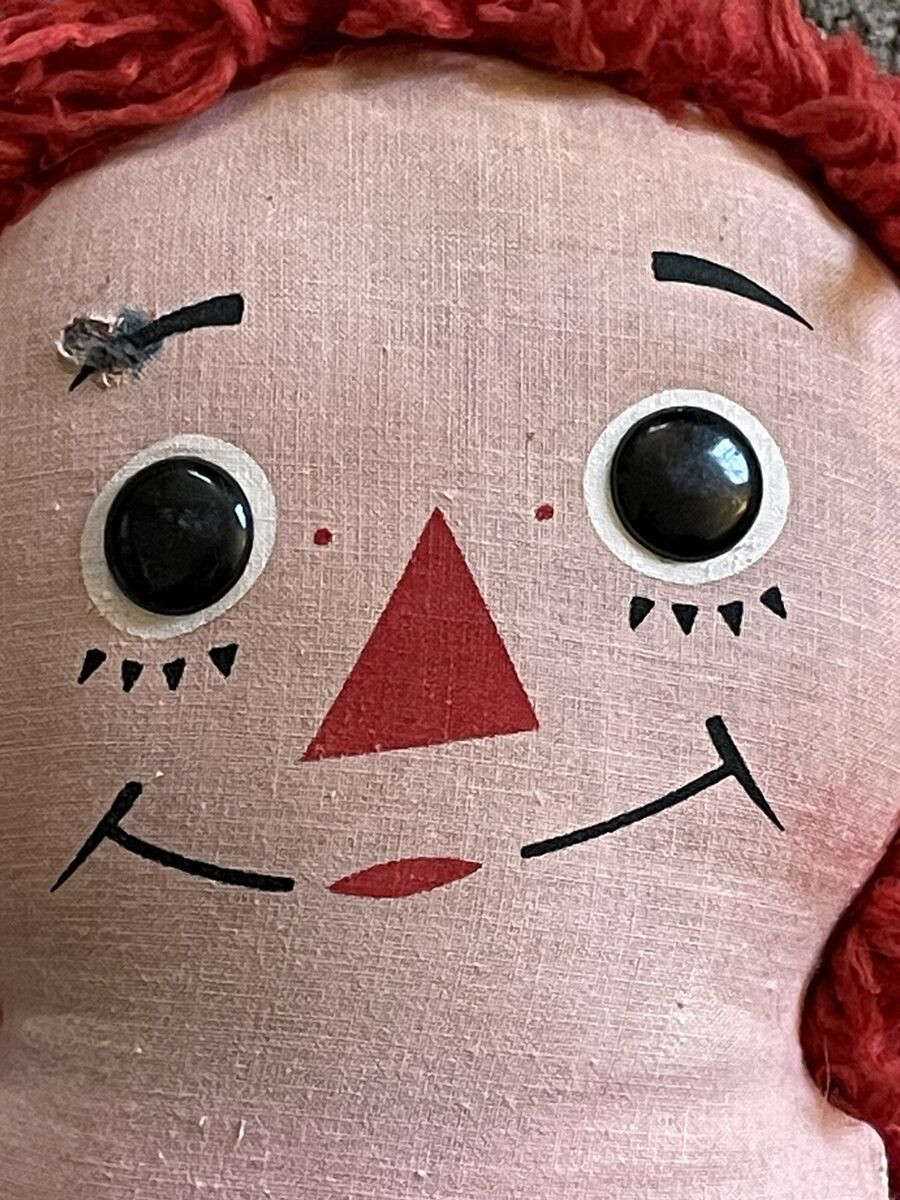 Vintage 1960-70s Raggedy Ann Doll Knickerbocker Toy Company Vintage 1960-70s Raggedy Ann Doll Knickerbocker Toy Company