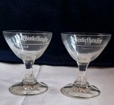 2 Gl. WINKELHAUSEN Ritzenhoff, Likör , Aperitif, Baileys,Bitter ,Shotglas H 8 cm