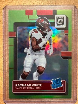 2022 Donruss Optic - Rachaad White - Rated Rookie - Lime Prizm SSP /35