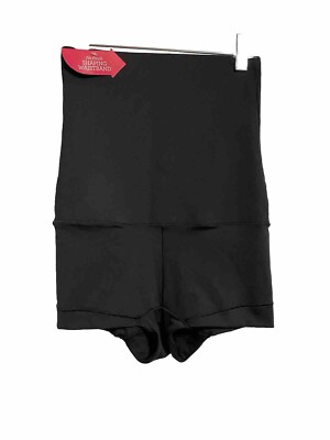 Maidenform High Waist Boy Short Shape Wear  Size M NWT Black Firm Control