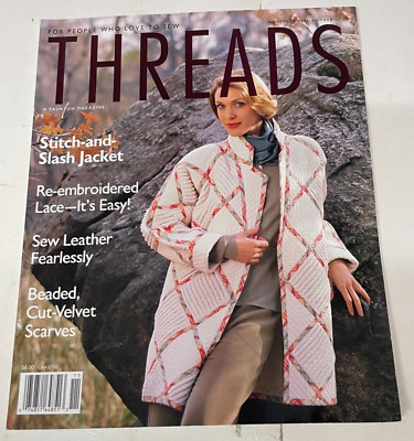 Threads Sewing back issue Magazines November 1996 #67 Machine-Sew TAUNTON'S
