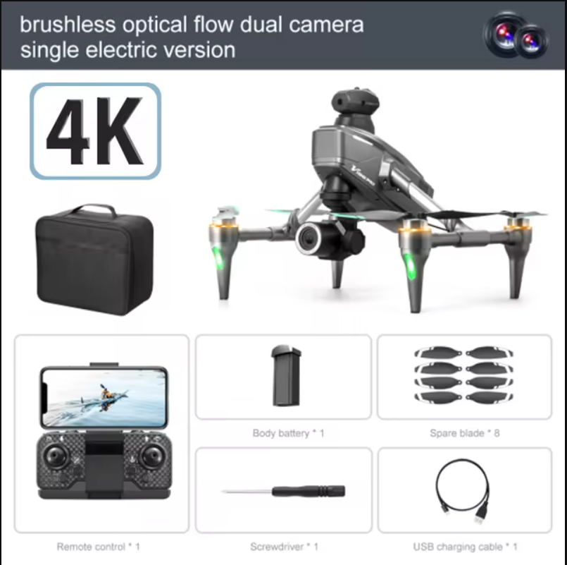 Original V196 Drone 8K Professional HD Dual Cam 5G Wi-Fi 360