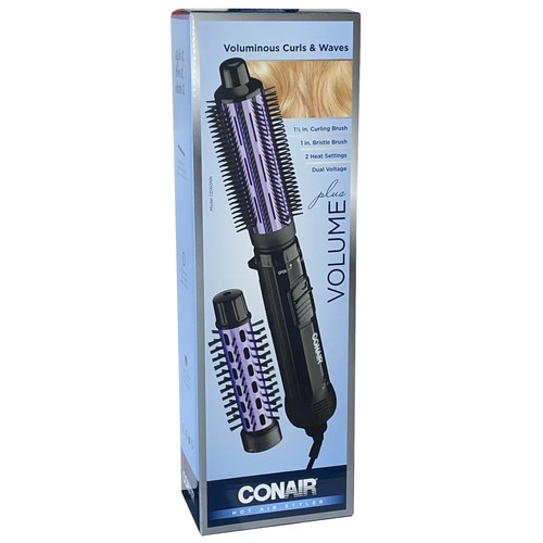 ConAir 2in1 11/2" HOT AIR BRUSH Hair Curling Combo PROFESSIONAL HIGH