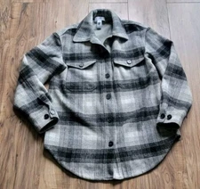 Witchery Women's 8 Medium Plaid Oversize Shacket Jacket Transitional Fall Winter