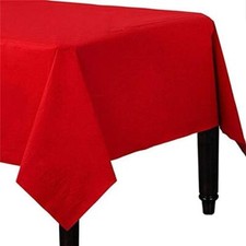 Pack of 2 Disposable Paper Table Covers / Table Cloths - Square 90CM X 90CM Nura
