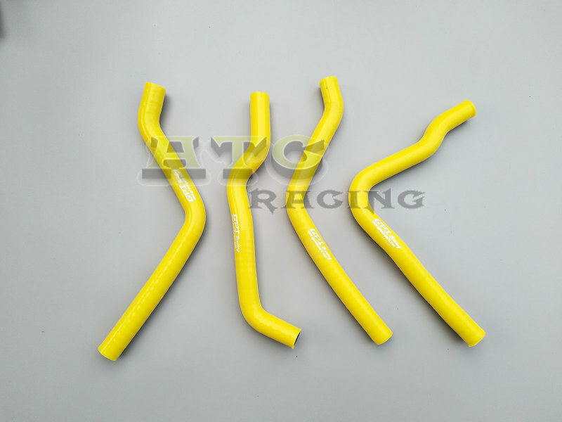 Silicone Radiator Coolant Hose Set – Fits Kawasaki KX125 1990-1992 – ATC RACING – 1-Year Warranty