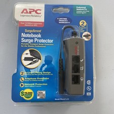 APC - Model PNOTEPROC8 Notebook Surge Protector Telephone  Network Protection