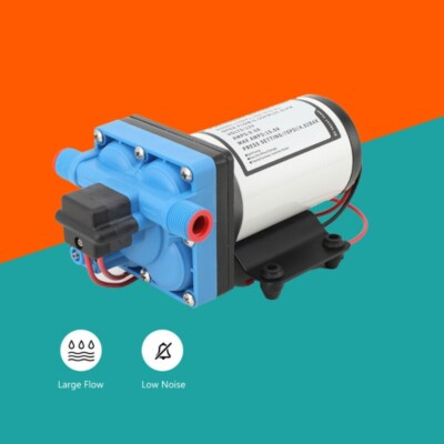 #ad #ad Diaphragm Water Pump Self Priming Pump RV Pressure Booster Pump 5.5GPM 75 PSI $144.29