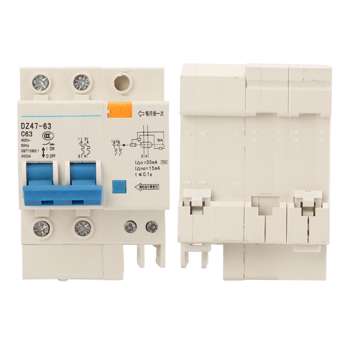 Interruttore Automatico DZ47-63 C6 3P - 6A, 400V, Per Guida DIN - Protezione Sicura Per Impianti Elettrici - Foto 3
