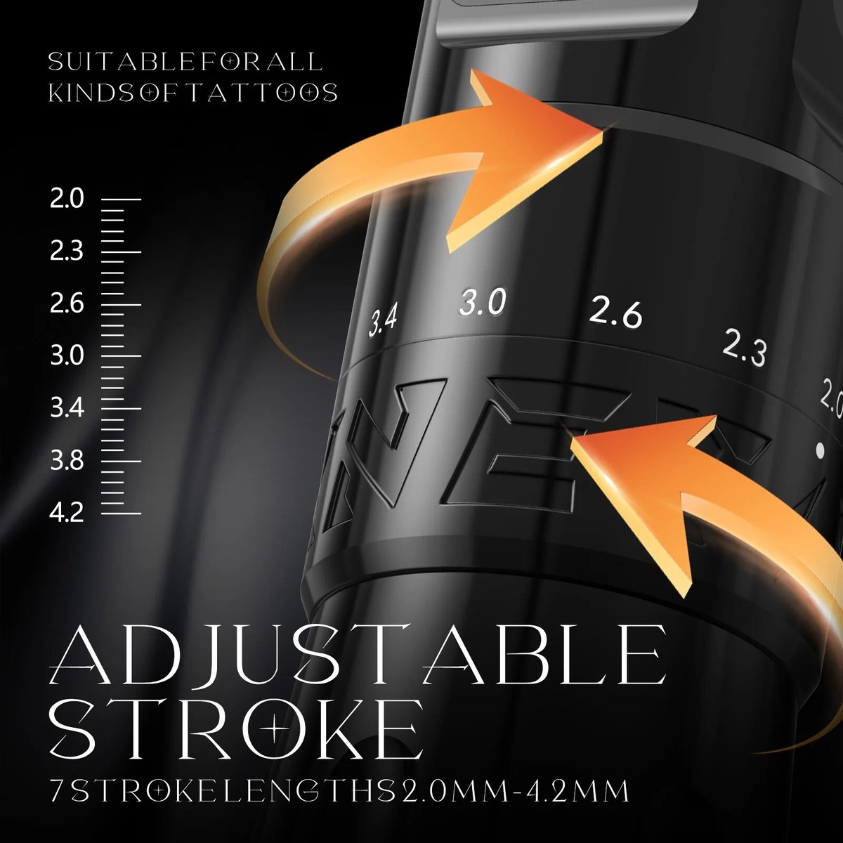 XNET Void Wireless Tattoo Machine Pen Kit With Ink Shaker 7