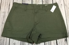 Gap Women  s 18 Olive Army Green Shorts. 3 Inch City Short Stretch Mid Rise. Nwt