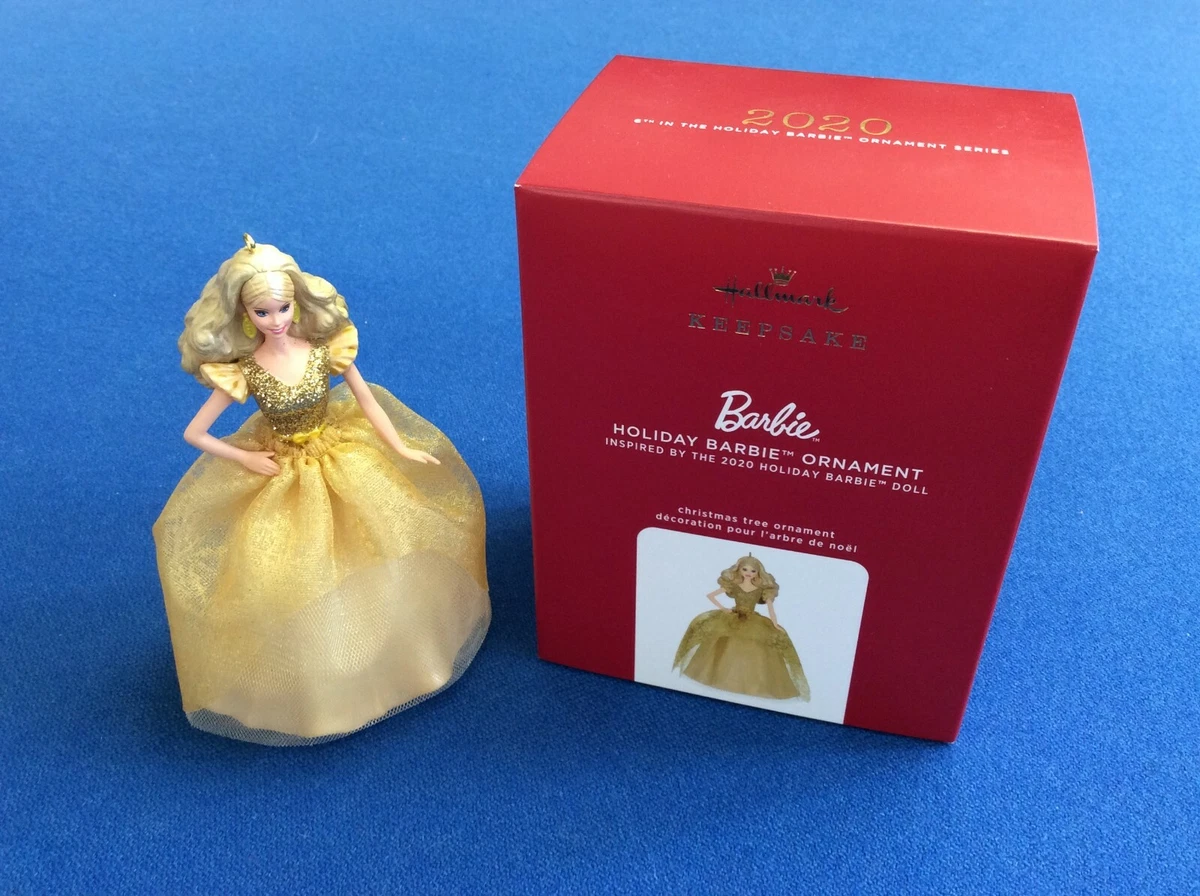 2020 barbie holiday ornament clearance
