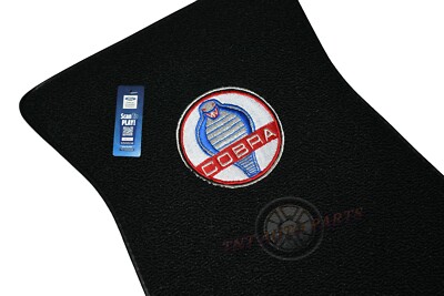 1964-1968 Ford Mustang ''Shelby Cobra'' Floor Mats Full Set Embroidered Logo ACC