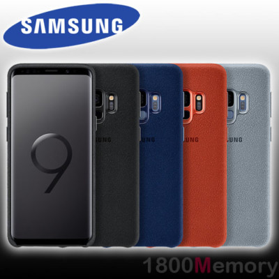 GENUINE Samsung Galaxy S9 SM-G960 Alcantara Back Cover Case Suede-Like Feel