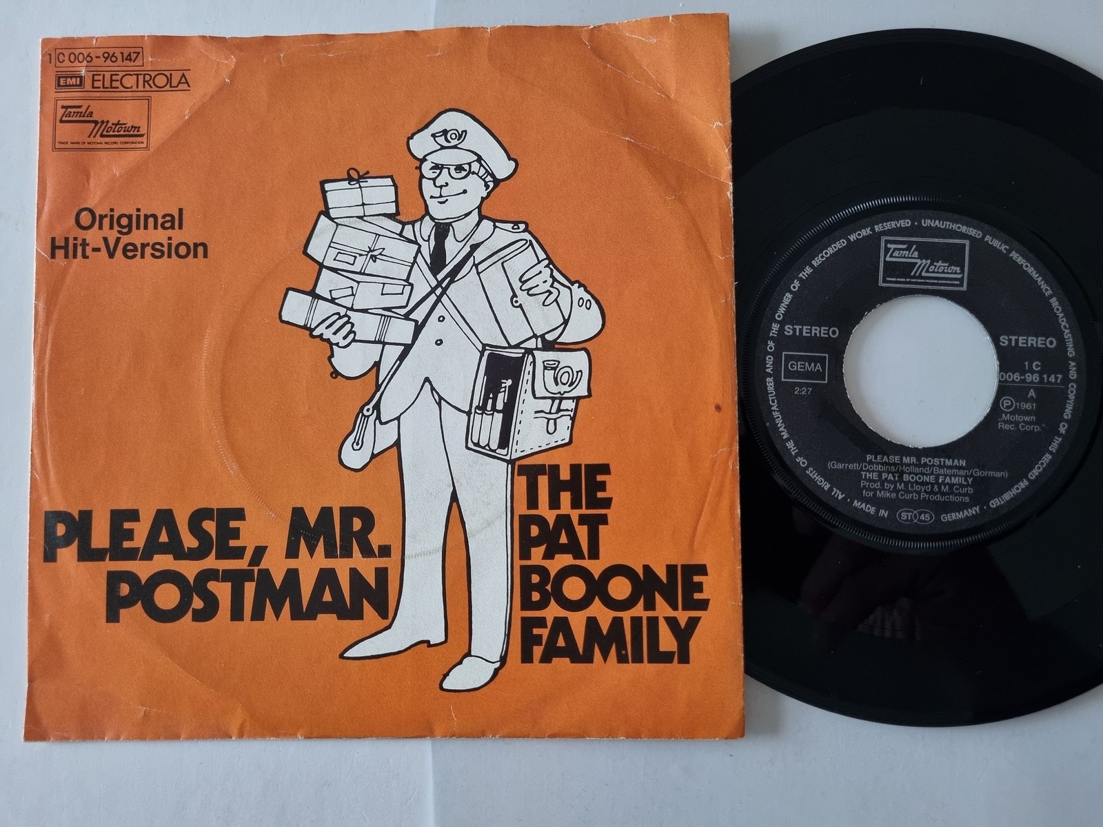 The Pat Boone Family - Please, Mr. Postman 7'' Vinyl Germany
