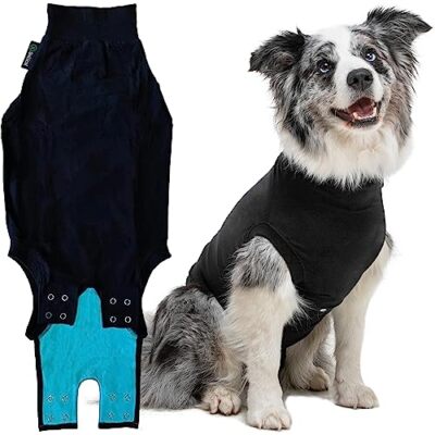 Recovery Suit for Dogs - Dog Surgery Recovery Suit with Clip-Up System
