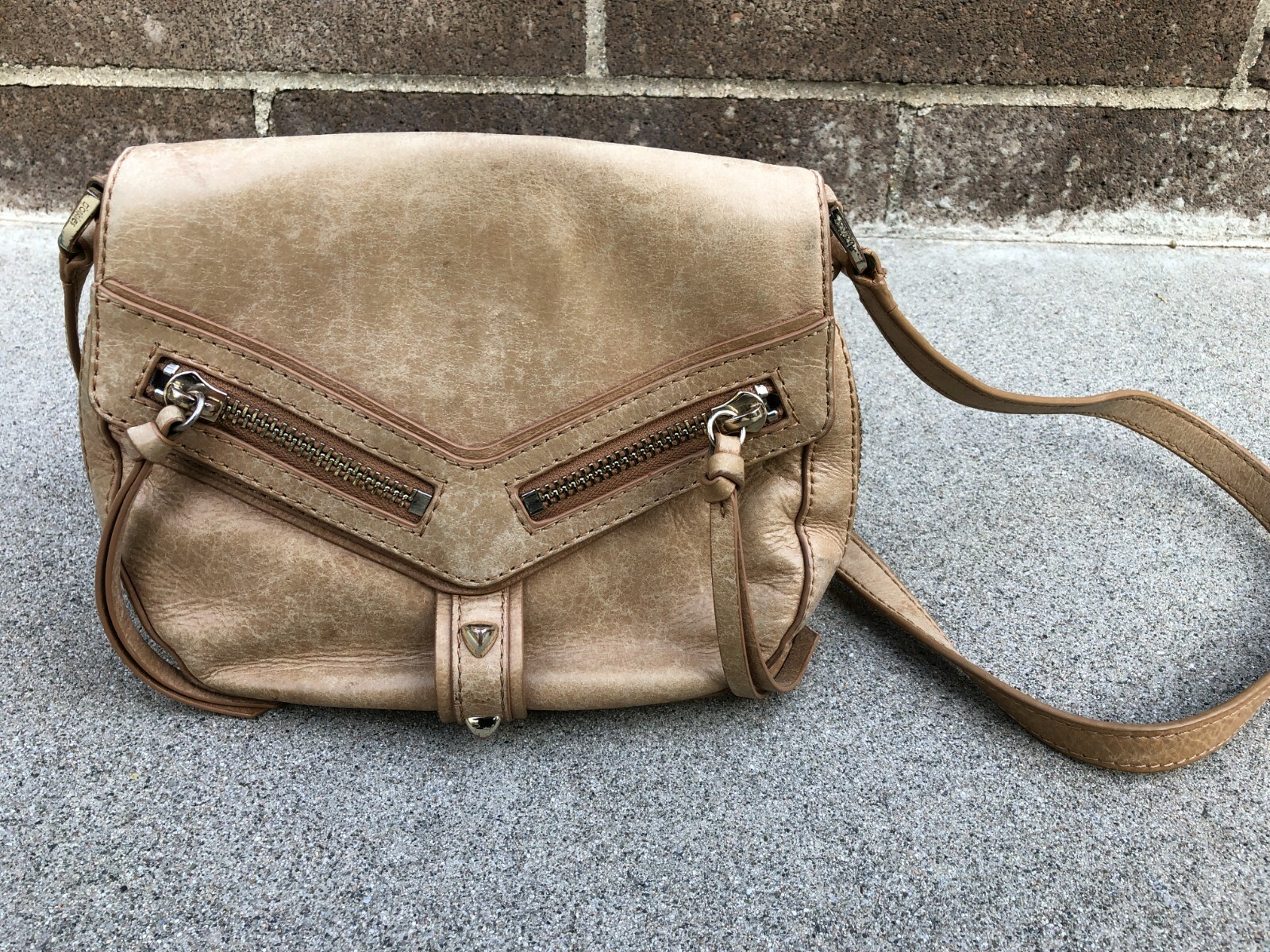 BOTKIER New York Women's Designer Beige Genuine Leather Handbag Shoulder  Purse | eBay