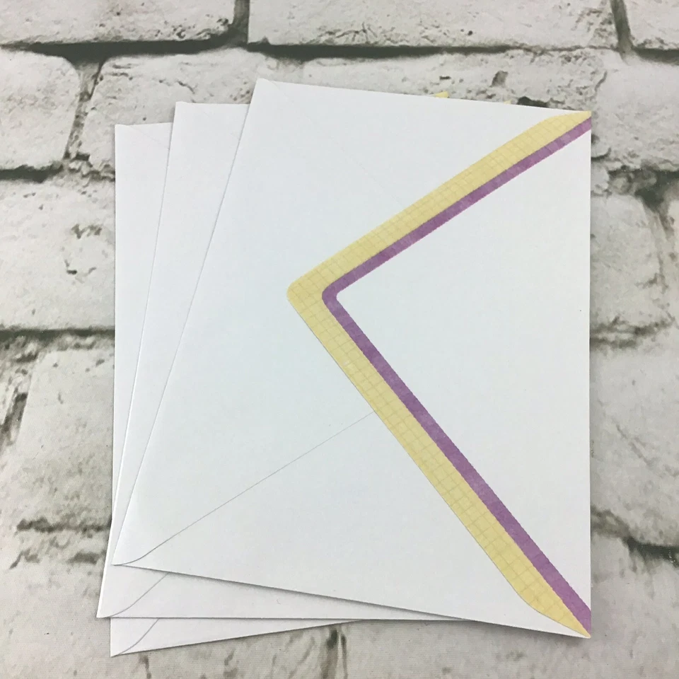 Duck Themed Baby Shower Blank Invitations Printable Cards W/Envelopes Lot Of 3 - Image 4 of 4