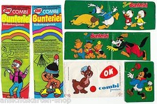 6 Stück alte Kaugummi Bilder