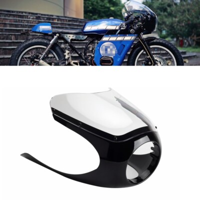 Vintage Headlight Fairing For Cafe Racer Yamaha XS Honda Suzuki Kawasaki BMW