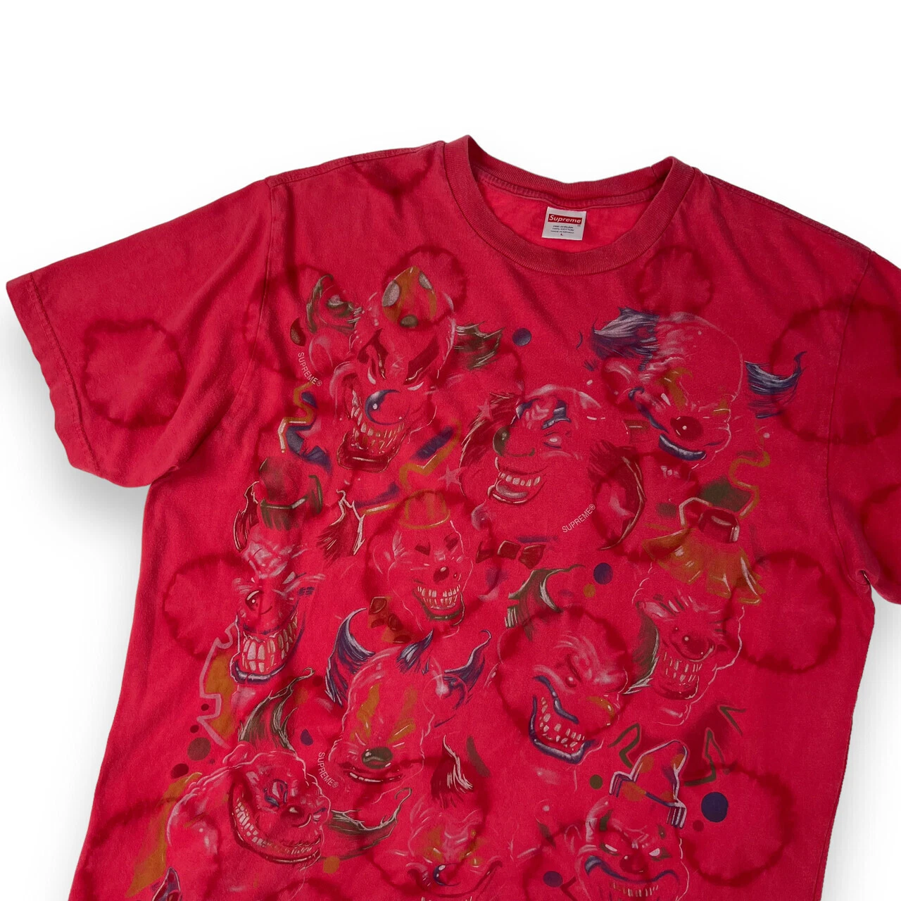 T shirt rouge Supreme Clowns