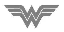 DIY Art Project Paint Reusable Stencil Silhouette - Wonder Woman Logo Symbol