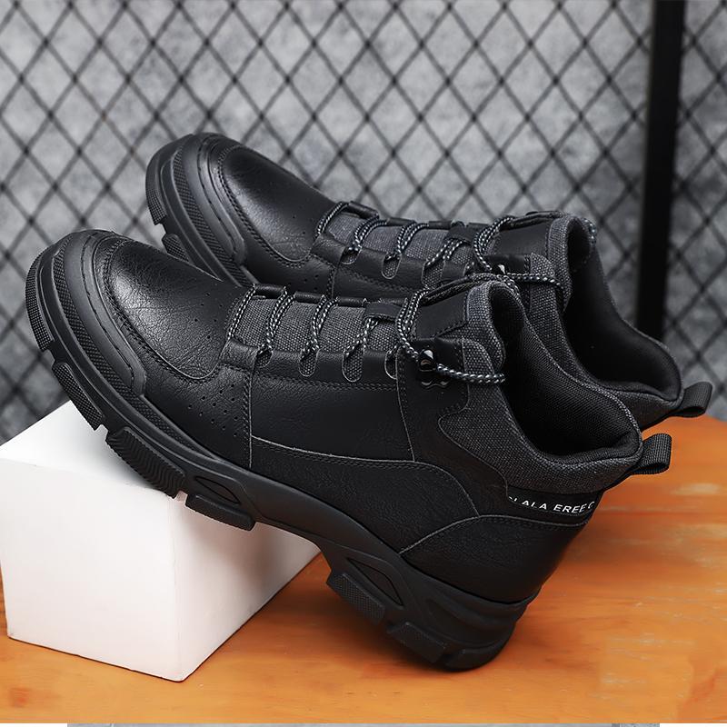 SAOLA Scarpe alte Oxford stringate eleganti a punta inglesi moda tempo libero uomo