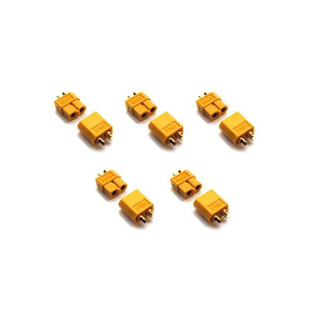 Overlander XT60 Male and Female Precision Profile Connector 60A-80A 5 Pairs