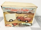 1960s MARX JOHNNY WEST JEEP & TRAILER SET BEAUTIFUL IN THE BOX w INSERTS